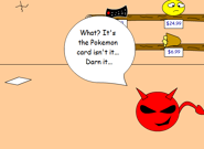 Mike annoyed that the costumer left.