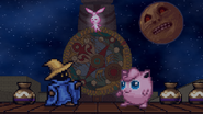 Stray Fairy centered Black Mage and Jigglypuff.
