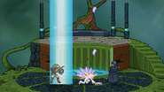Mithos hitting Link with Death Eater next to Marth.