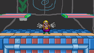 Wario taunting.