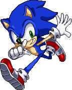 Sonic's sixth artwork, used from Beta 1.0 to Beta 1.1.