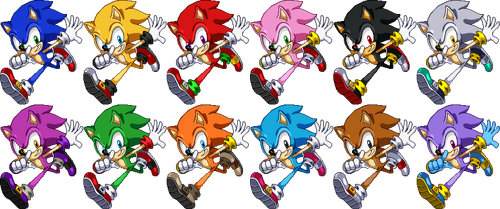 Super Smash Flash 2 Sonic Sprites, HD Png Download , Transparent