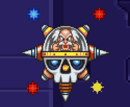 Wily attacking with the Four Shots.