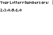 Mini Lottery Numbers