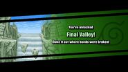 Final Valley's early unlock notice.