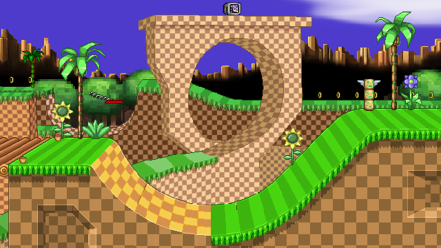 Sonic in Green Hill Zone [Sprite Animation/2K Special] 