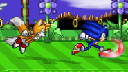 Sonic and Tails Running