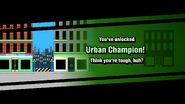 Urban Champion's unlock notice.