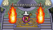 Black Mage's congratulations screen on All-Star mode.