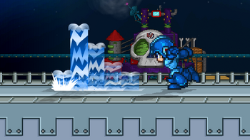 SSF2 Mega Man - Water Wave