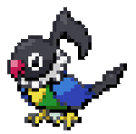 Chatot's first pixel art.