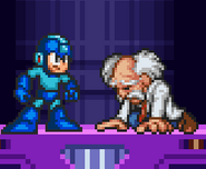 Wily after being defeated.