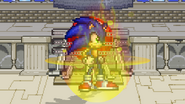 Sonic covered in flame (Beta)