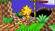 Super Sonic's early design.