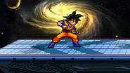 Goku's first early design used in demo v0.7 to v0.9a.