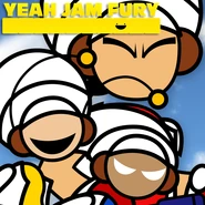 The preview image for Yeah Jam Fury on Steam Greenlight.