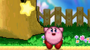 Kirby getting rid of the absorbed power by taunting.