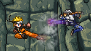Naruto and Sheik using their neutral aerials.