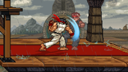 Ryu using his forward tilt against another Ryu on Clock Town.
