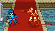 Mega Man and Simon on Chaos Shrine.