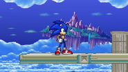 Sonic's current design used in Beta onward.