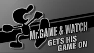 Mr. Game & Watch's splash art.
