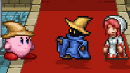 Black Mage and White Mage next to Kirby on Chaos Shrine.