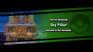 Sky Pillar's unlock notice.