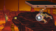 Staryu uses Swift at Samus, on Phase 8.