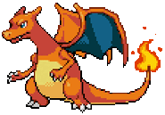 Charizard's first artwork.