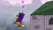 Ganondorf performing a sacrificial KO after grabbing Tails from midair.