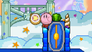 Kirby using Hammer in the air.