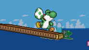 Yoshi using the grounded version of the move on Yoshi's Island.