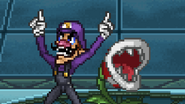 Waluigi with his Piranha Plant.