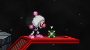 Motion-Sensor Bomb next to Bomberman, on Meteo Campaigns.