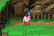 Kirby replenishing damage.