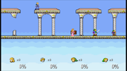 Zelda, Sheik, Link, and Young Link on Temple.
