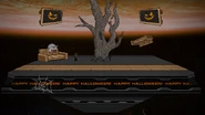 The Halloween theme's early design.