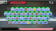 The items switch screen of Beta 1.0 to 1.1.