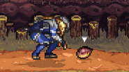 Sheik next to a Deku Nut on Hylian Skies.