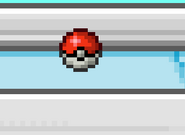 Poké Ball's early design, on Waiting Room.