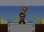 Mario with a Fire Flower (Fire Mario)