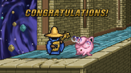 Black Mage's congratulations screen on Classic mode.