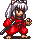 InuYasha, as he appears in Super Smash Flash.