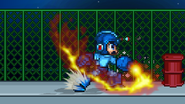 Mega Man's forward tilt.