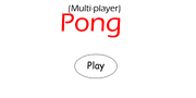 Multiplayer Pong - Title Screen
