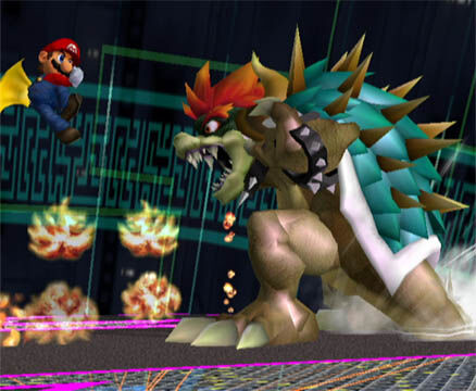 Bowser & Giga Bowser In Smash 64 