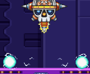 Wily firing the Floor Shock.