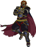 Ganondorf's official artwork for Super Smash Flash 2.