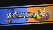 Sonic and Tails' from 'Reach for the Stars' Trailer, featuring Tails' third pixel art, used in Beta.